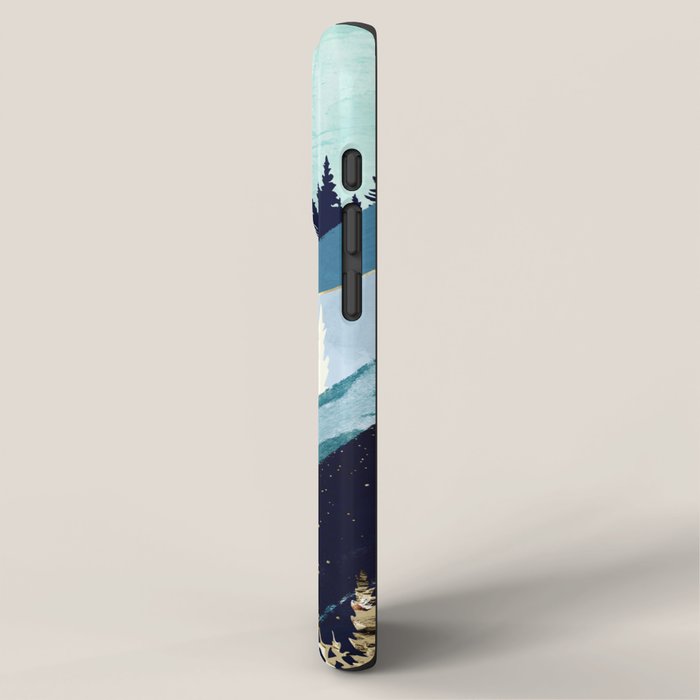 Blue Forest Lake iPhone Case Gallery Image 2