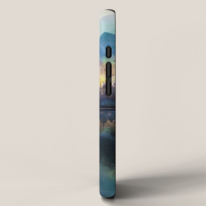 Mountain Lake Under Sunrise iPhone Case Gallery Image 2
