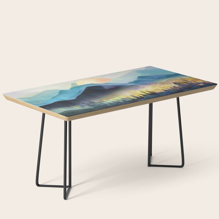Mountain Lake Under Sunrise Coffee Table Gallery Image 1