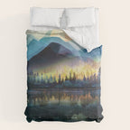 Mountain Lake Under Sunrise Comforter Gallery Image 6