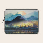 Mountain Lake Under Sunrise Laptop Sleeve Gallery Image 1