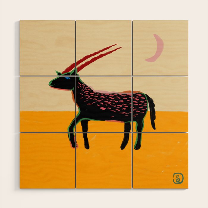 CAPRICORN Wood Wall Art Gallery Image 1