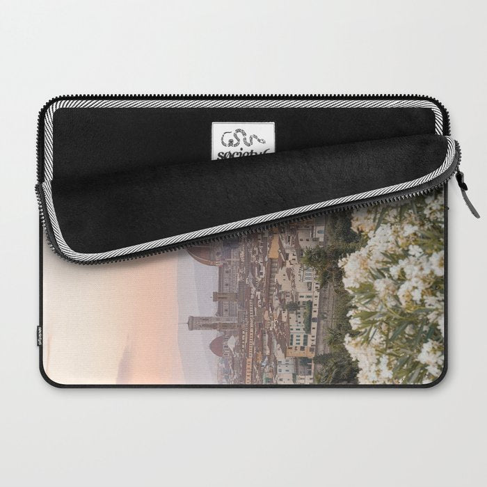 Il Duomo At Sunset Photo | Florence City View In Pastel Colors Art Print | Tuscany, Italy Travel Photography Laptop Sleeve Gallery Image 2