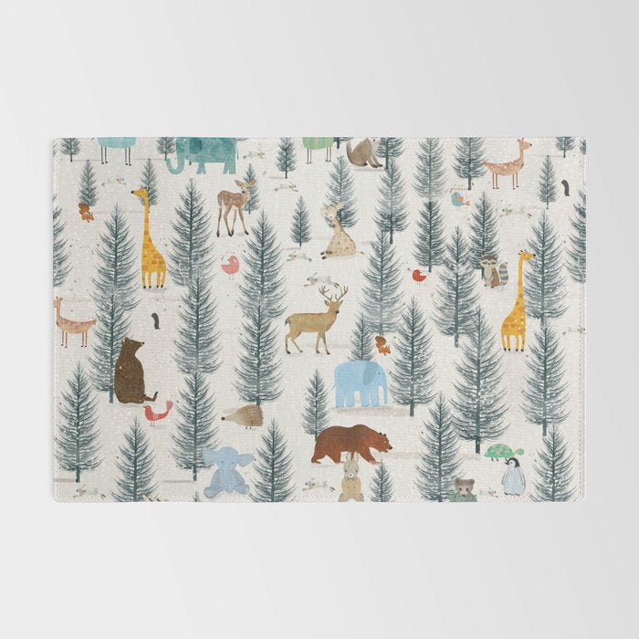 little nature woodland Rug Gallery Image 2