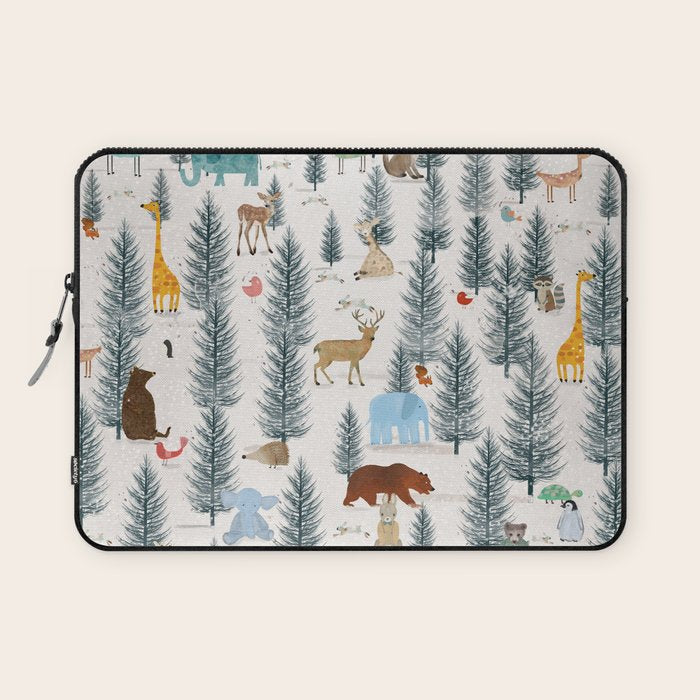 little nature woodland Laptop Sleeve Gallery Image 1