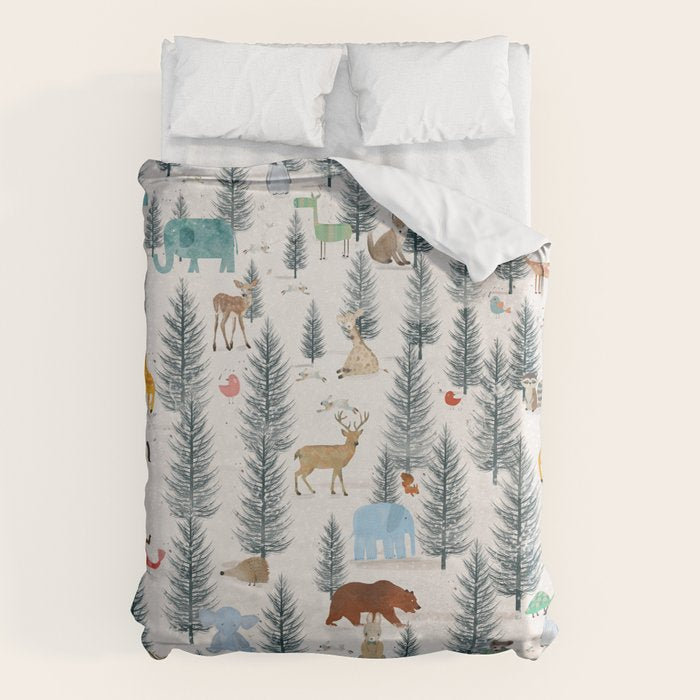 little nature woodland Duvet Cover Gallery Image 6