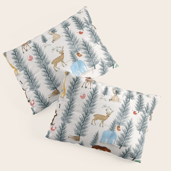 little nature woodland Pillow Sham Gallery Image 3