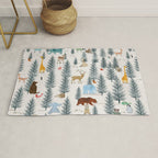 little nature woodland Rug Gallery Image 1