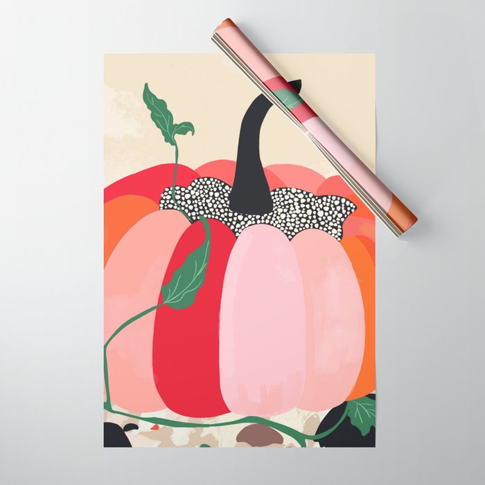 Pumpkin Wrapping Paper Gallery Image 1
