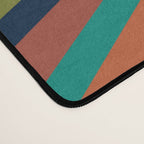 Colourful Multicolor Retro Sunburst Sun in Mid Mod Colors 3 Desk Mat Gallery Image 4