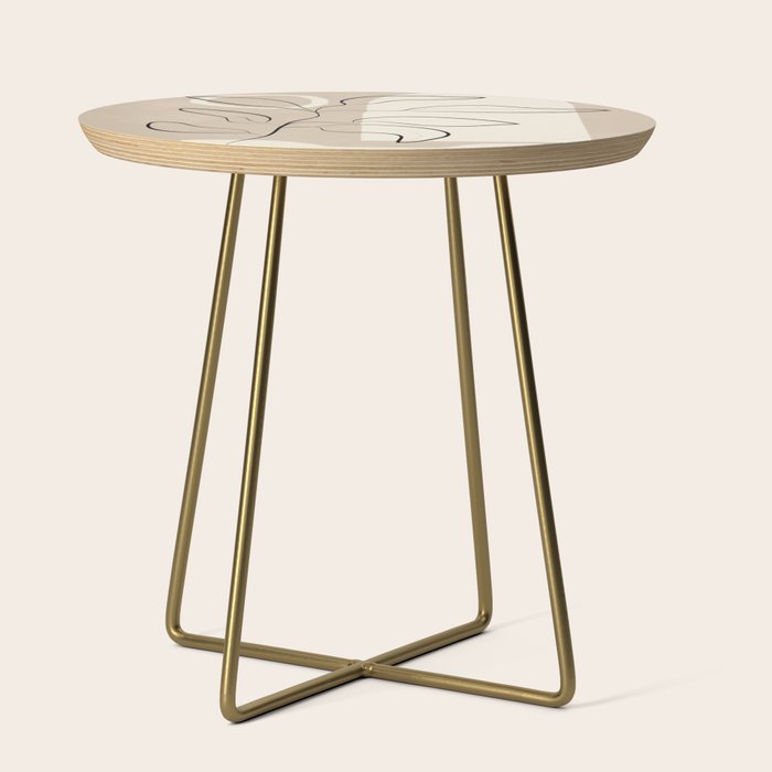 Abstract Minimal Plant 8 Side Table Gallery Image 1