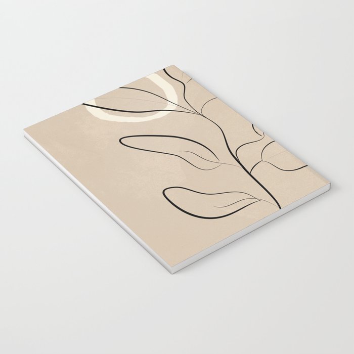 Abstract Minimal Plant 8 Notebook Gallery Image 3