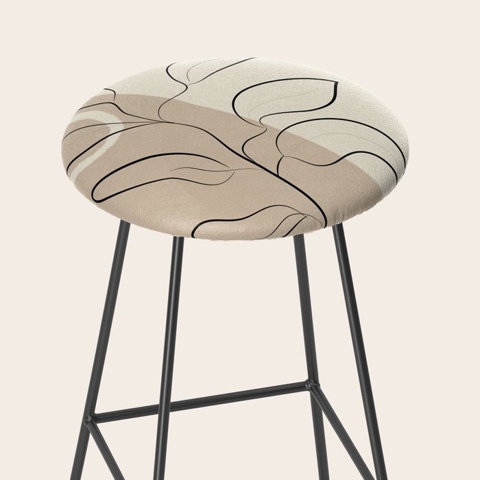 Abstract Minimal Plant 8 Stool Gallery Image 2