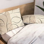 Abstract Minimal Plant 8 Pillow Sham Gallery Image 2