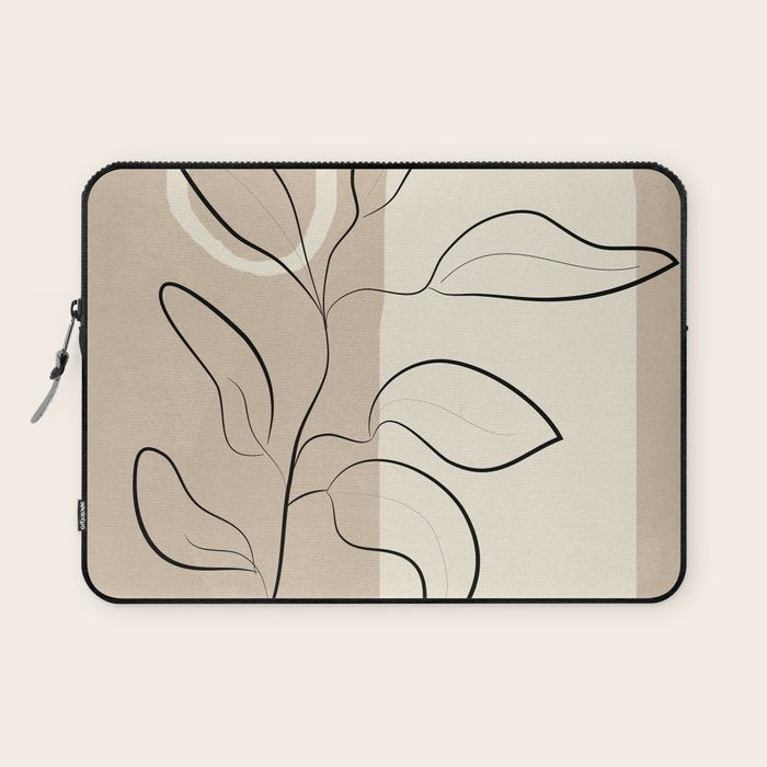 Abstract Minimal Plant 8 Laptop Sleeve Gallery Image 1