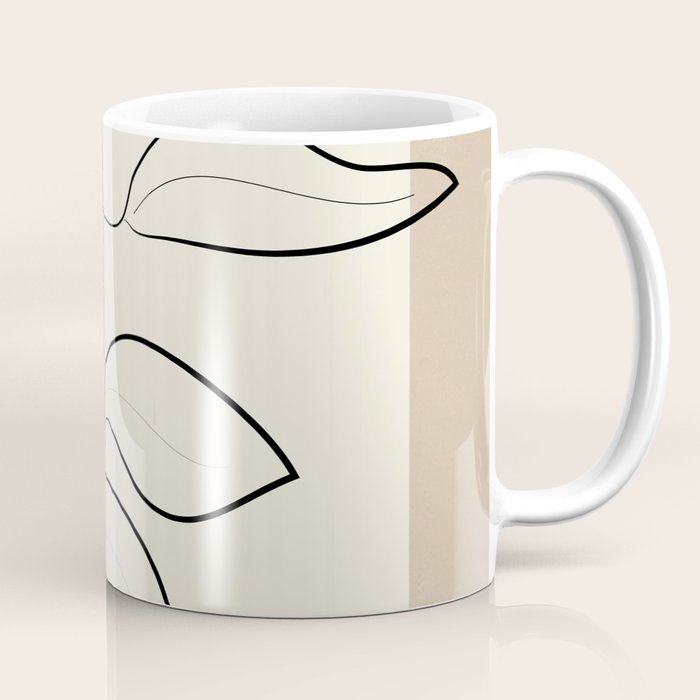 Abstract Minimal Plant 8 Coffee Mug Gallery Image 1