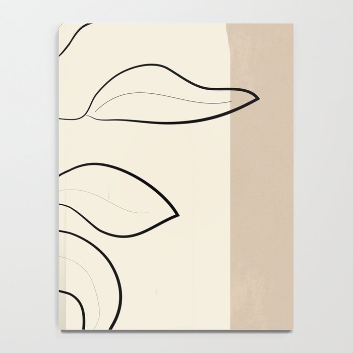 Abstract Minimal Plant 8 Notebook Gallery Image 4