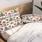 Colorful Autumn Moths Pillow Sham Gallery Image 2