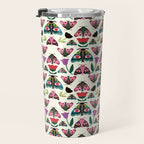 Colorful Autumn Moths Travel Mug Gallery Image 3