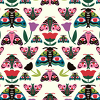 Colorful Autumn Moths Coffee Mug Gallery Image 2