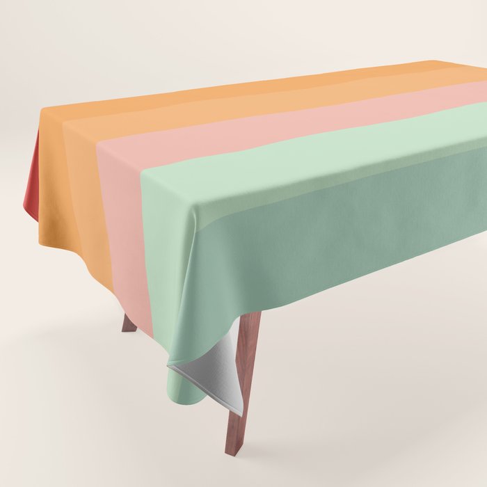 Vintage Rainbow Tablecloth Gallery Image 1