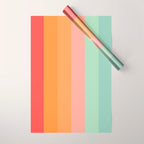 Vintage Rainbow Wrapping Paper Gallery Image 1