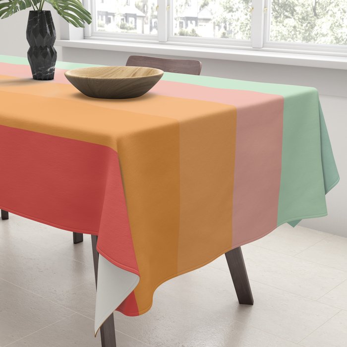 Vintage Rainbow Tablecloth Gallery Image 3