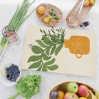Boho Bouquet Vintage Botanical Illustration Cutting Board Gallery Image 2