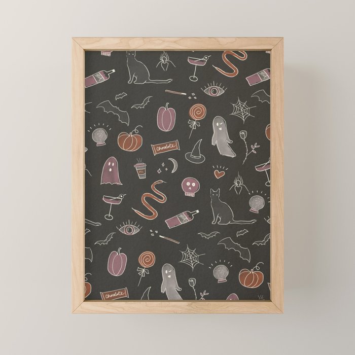 Spooky Core Halloween Print Mini Art Print Gallery Image 1