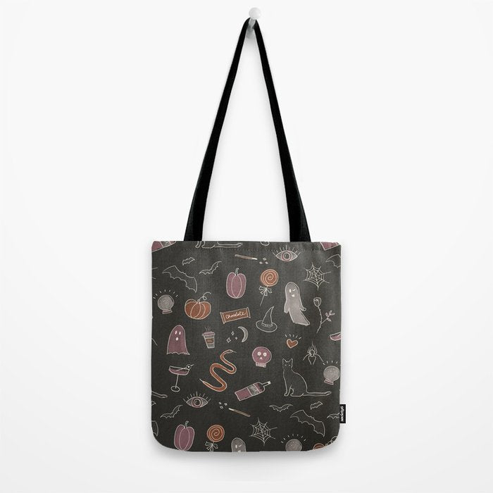 Spooky Core Halloween Print Tote Bag Gallery Image 2