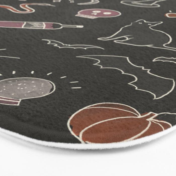 Spooky Core Halloween Print Bath Mat Gallery Image 3