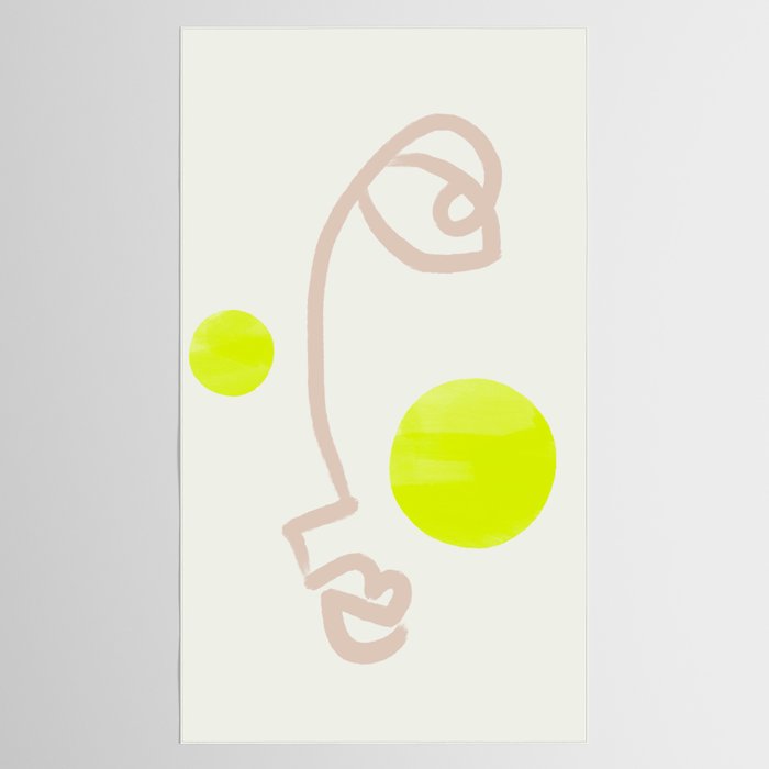 Sunny Face | Neon Tablecloth Gallery Image 2