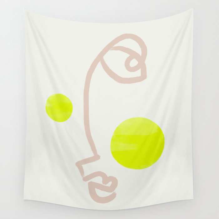 Sunny Face | Neon Wall Tapestry Gallery Image 4