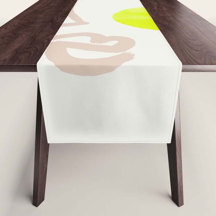 Sunny Face | Neon Table Runner Gallery Image 1