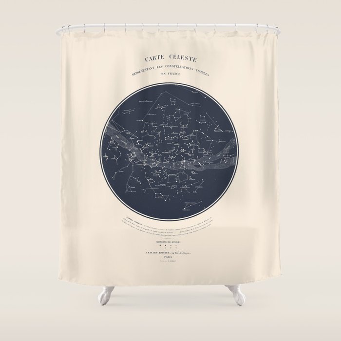 Carte Celeste Shower Curtain Gallery Image 1
