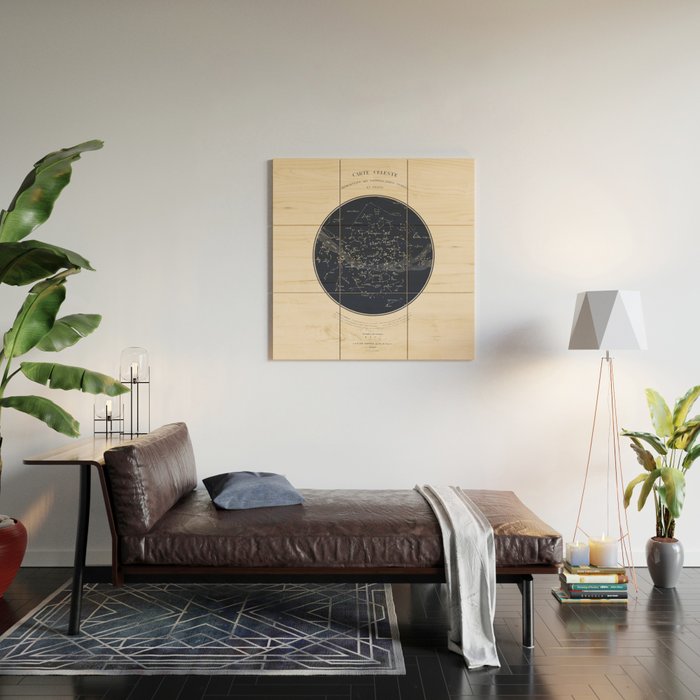 Carte Celeste Wood Wall Art Gallery Image 2