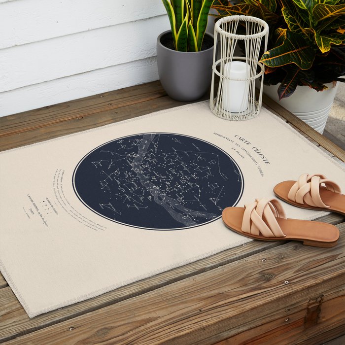 Carte Celeste Outdoor Rug Gallery Image 2