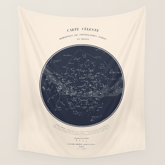 Carte Celeste Wall Tapestry Gallery Image 1
