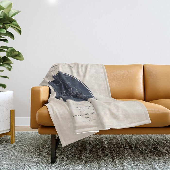 Carte Celeste Throw Blanket Gallery Image 1