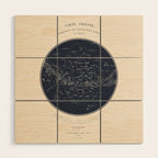 Carte Celeste Wood Wall Art Gallery Image 1