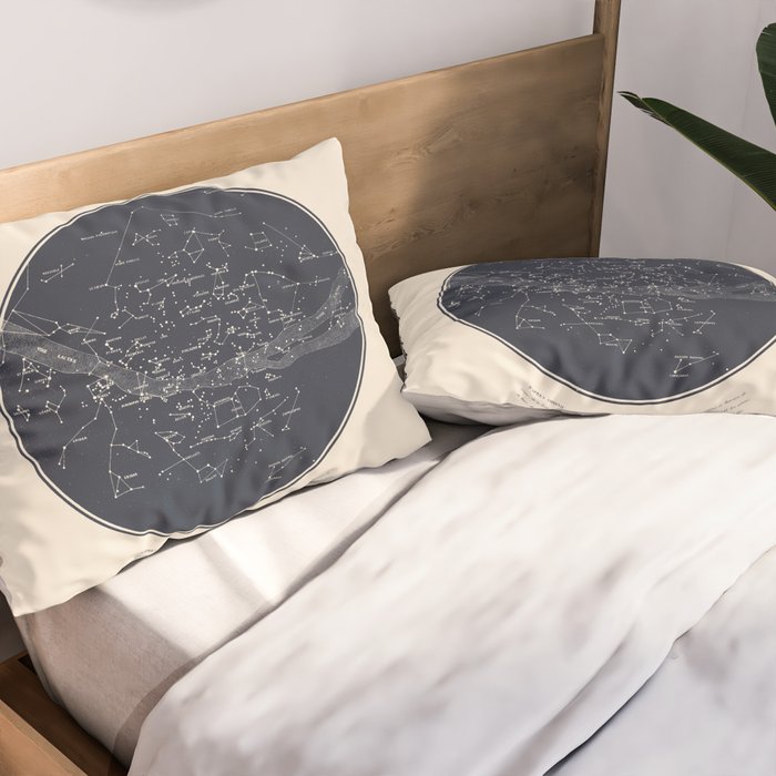 Carte Celeste Pillow Sham Gallery Image 2