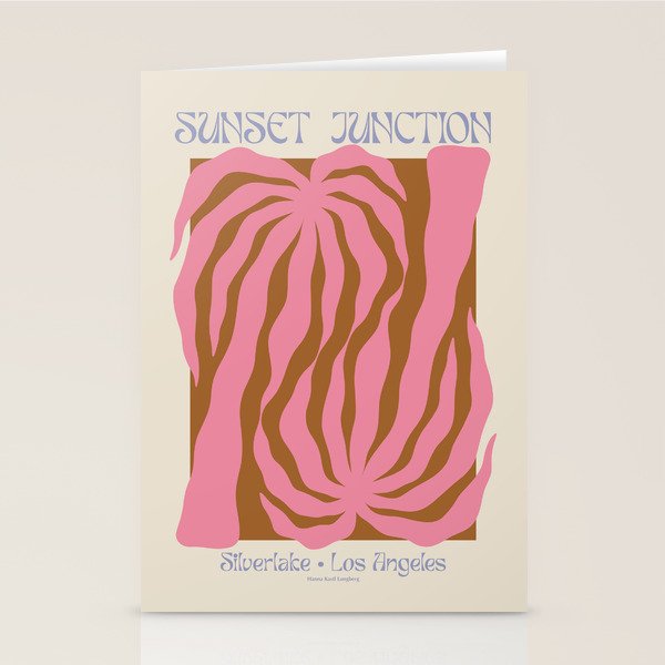 Sunset Junction Stationery Card