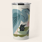 Blue Heron, Green Marsh Travel Mug Gallery Image 1
