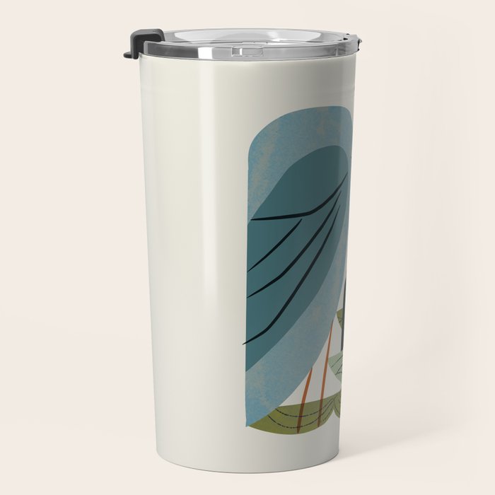 Blue Heron, Green Marsh Travel Mug Gallery Image 3