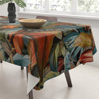 Tropical Night Garden Multicolor Tablecloth Gallery Image 3