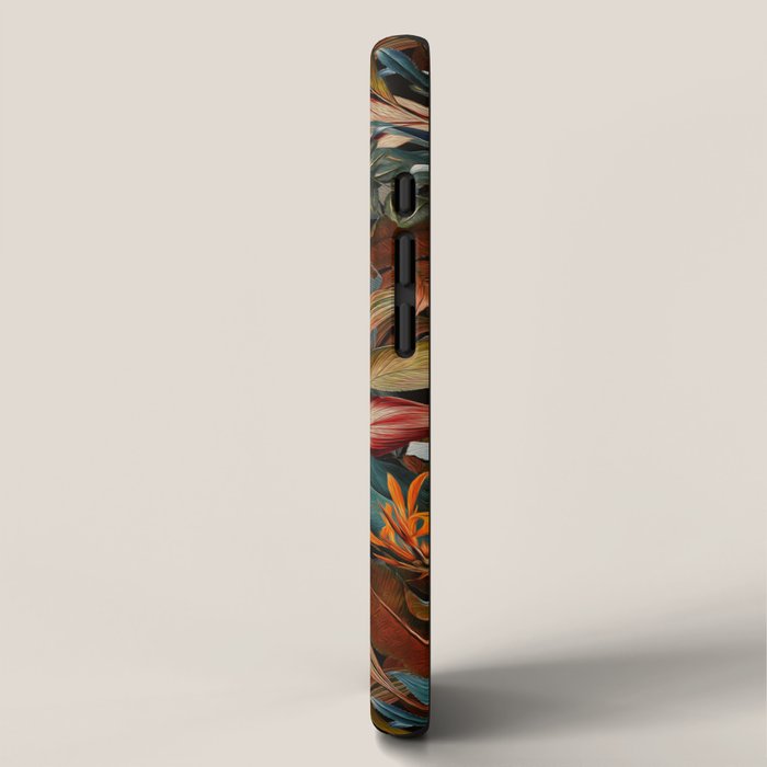 Tropical Night Garden Multicolor iPhone Case Gallery Image 2