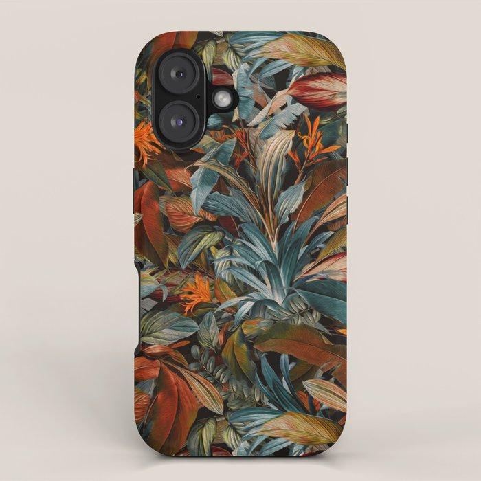 Tropical Night Garden Multicolor iPhone Case Gallery Image 1