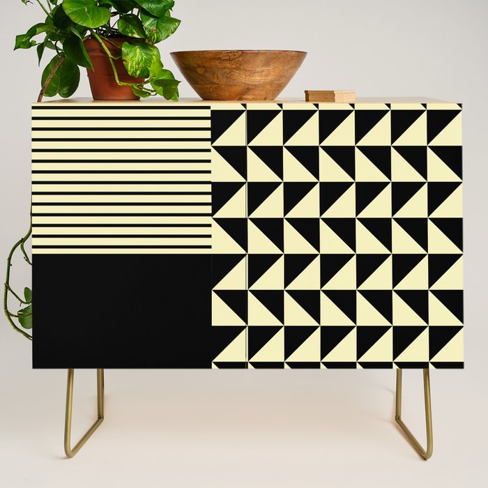 Dynamic Duo Shapes  Credenza Gallery Image 1