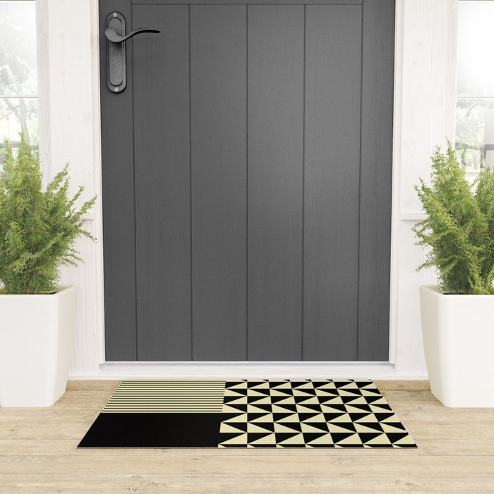 Dynamic Duo Shapes  Welcome Mat Gallery Image 3