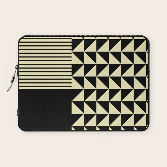 Dynamic Duo Shapes  Laptop Sleeve Gallery Image 1
